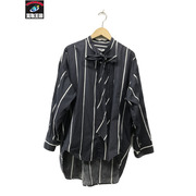 Balenciaga  492513 バックロゴ リボンシャツ (36)