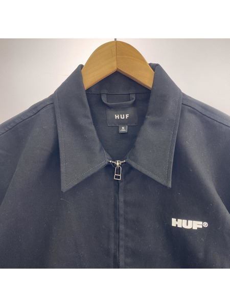 HUF ジャケット ×stax スイングトップ BLK[値下]