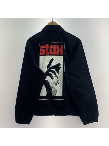 HUF ジャケット ×stax スイングトップ BLK[値下]