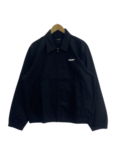 HUF ジャケット ×stax スイングトップ BLK[値下]