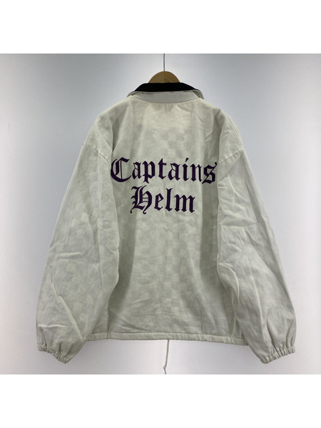 Captains Helm 25SS LOGO DENIM COACH JACKET コーチジャケット L ホワイト