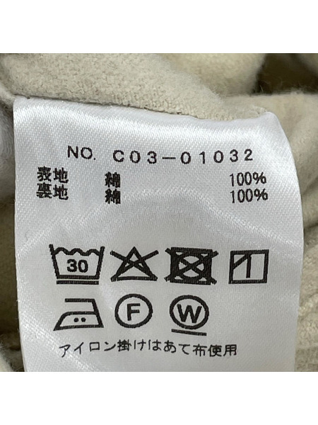 COMOLI 25AW コットンツイル ジップショート ジャケット