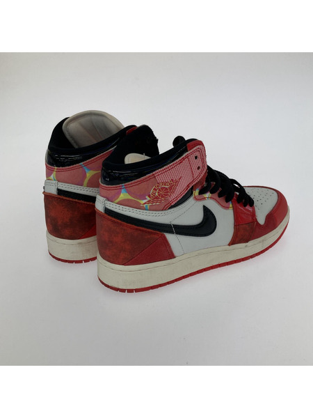 NIKE×Spider Man AJ 1 High OG Spider Verse 23.0cm DV1753-601