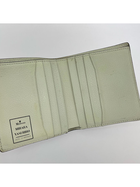 MIHARA YASUHIRO コンパクトウォレット 二ツ折リ財布 BLK