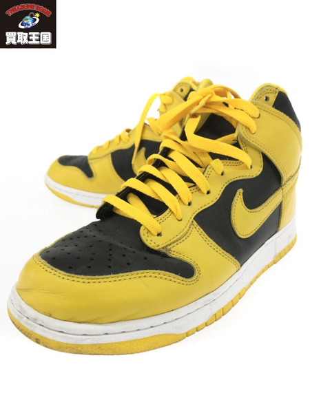 NIKE DUNK HIGH BLACK VARSITY MAIZE 27.5[値下]