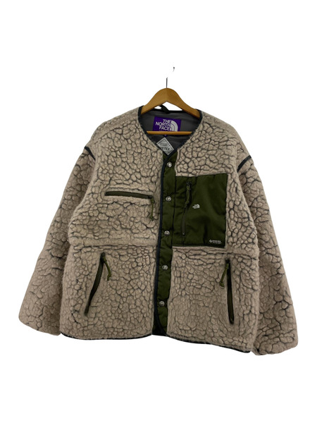 THE NORTH FACE PURPLE LABEL Wool Boa Fleece Field Cardigan M