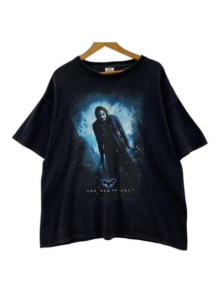 00s 映画 THE DARK KNIGHT バットマン ジョーカー Tシャツ (XL) ブラック