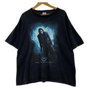 00s 映画 THE DARK KNIGHT バットマン ジョーカー Tシャツ (XL) ブラック