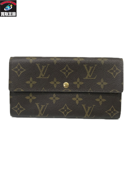 LV/ポルトモネ・クレディ 中期型/モノグラム/M61725/ルイヴィトン/長財布