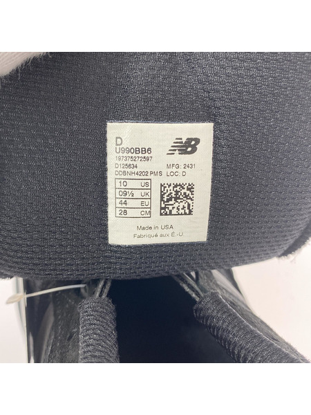 NEW BALANCE スニーカー U990BB6 28.0