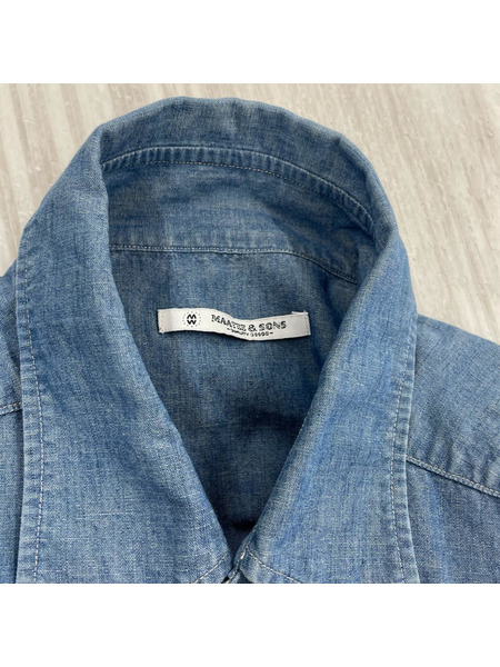 MAATEE＆SONS 長袖シャツ LIGHTOZ DENIM