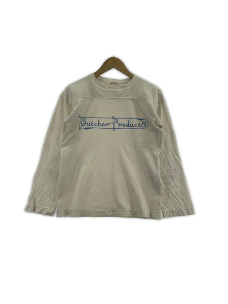 長袖Tシャツ・カットソー butcher products フットボールTee 38