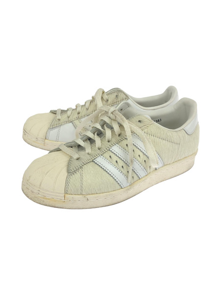 adidas ZOZO 80s SUPERSTAR ハラコ切替 スニーカー 白系[値下]