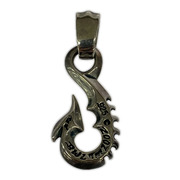 BILL WALL LEATHER ネックレス Medium Fish Hook Pendant
