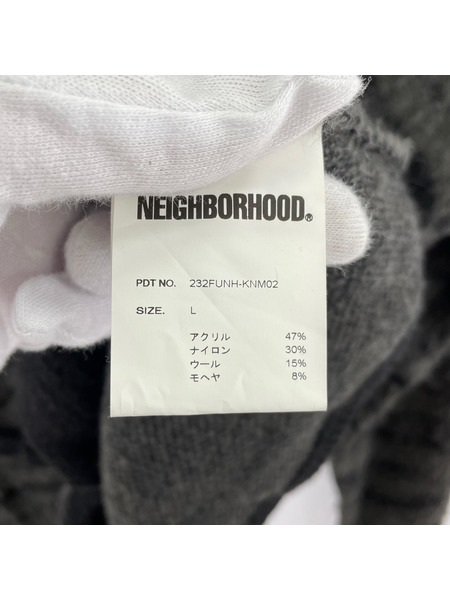 NEIGHBORHOOD カーディガン 23AW モヘアカーディガン (L)