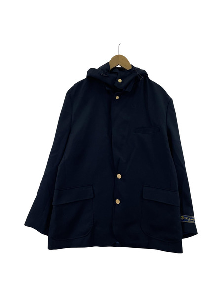 VELVET×E-WAX Travel Jacket フード テーラードジャケット F ネイビー[値下]