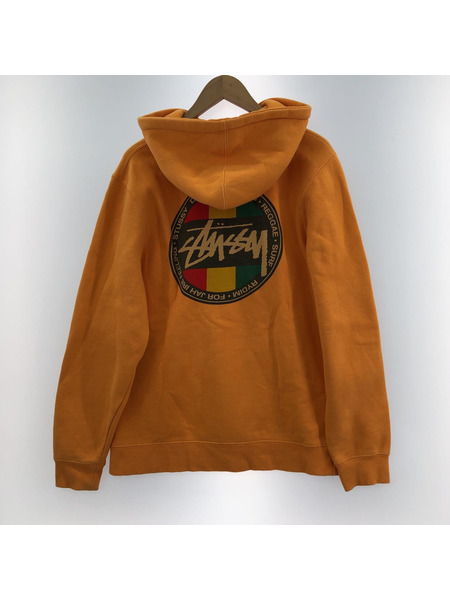 STUSSY ラスタロゴプリント プルオーバーパーカー (M)[値下]