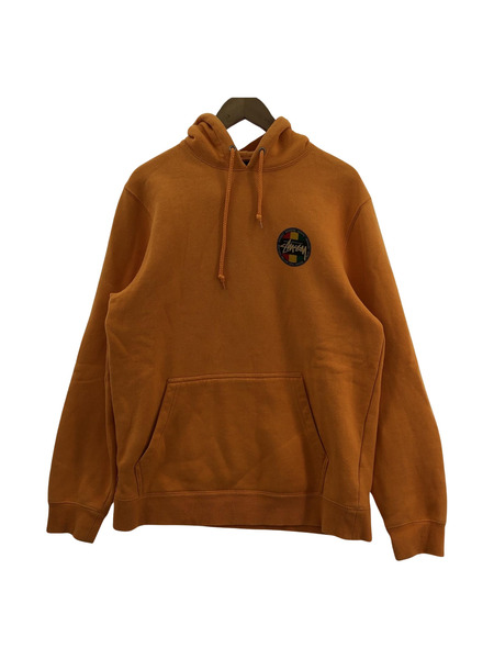 STUSSY ラスタロゴプリント プルオーバーパーカー (M)[値下]