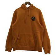 STUSSY ラスタロゴプリント プルオーバーパーカー (M)