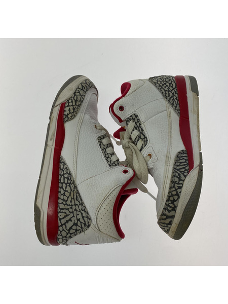 NIKE PS AIR JORDAN 3 Cardinal Red 21.0cm