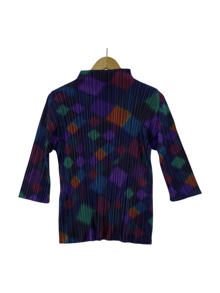 PLEATS PLEASE LSカットソー マルチカラー