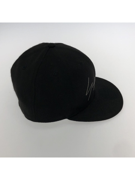 Yohji Yamamoto×New era ロゴ刺繍 キャップ[値下]