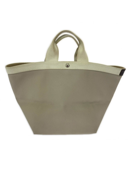 Herve Chapelier ハンドバッグ 725GPリュクス舟型トート/グレー