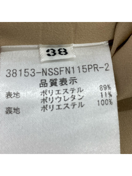 FOXEY NEW YORK ヒザ丈スカート フレアスカート (38) ベージュ
