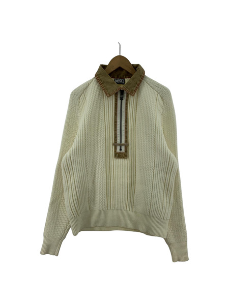 DIESEL/HALF ZIP SWEATER/S/A04065-K-ELPASO