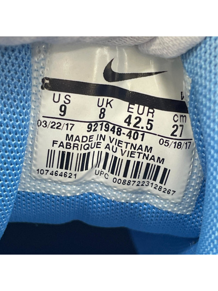 NIKE スニーカー AIR MORE UPTEMPO UNIVERSITY BLUE (27.0)