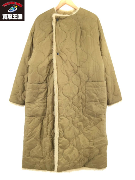 HYKE 19AW FAUX FUR REVERSIBLE COAT[値下]