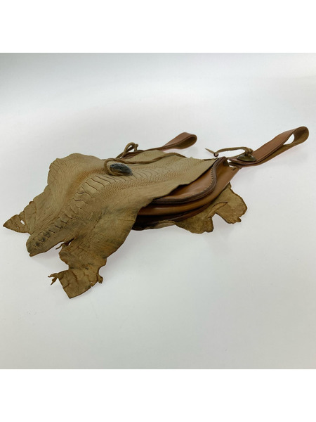 ソノ他バッグ BO'S GLAD RAGS レザーメディスンバッグ ダチョウ