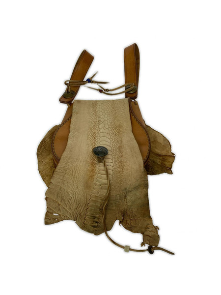 ソノ他バッグ BO'S GLAD RAGS レザーメディスンバッグ ダチョウ