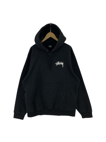 STUSSY/8ボール POパーカー/L/黒[値下]