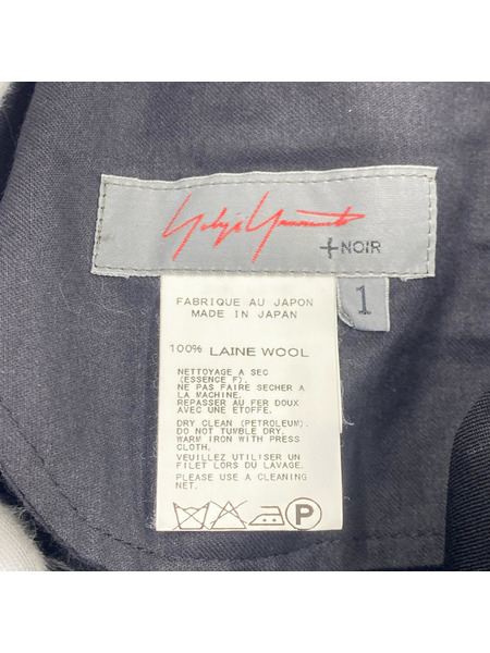 Yohji Yamamoto パンツ ワイドサルエルスラックス 1 BLK