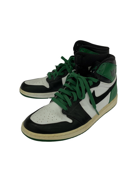 NIKE 332550-101 AIR JORDAN 1 RETRO HIGH/ホワイト×グリーン/29.0