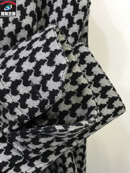 LV HHS66W 千鳥格子 長袖チェック シャツ sizeS/ルイヴィトン