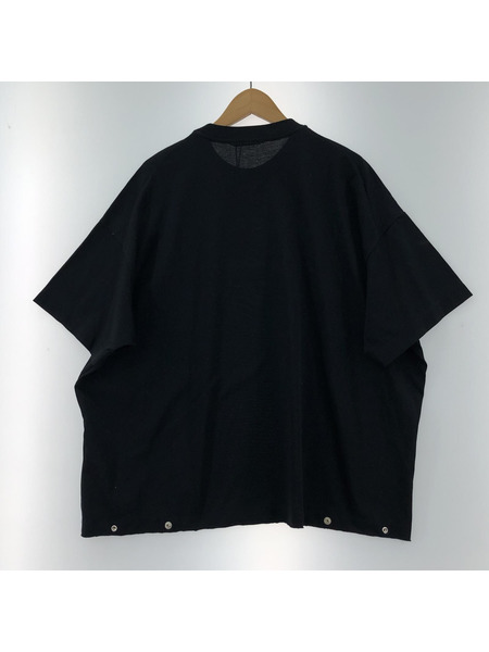 ALMOSTBLACK 24SS DOT BUTTON ADJUSTMENT TEE 2 ブラック