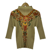 PLEATS PLEASE LSカットソー 柄