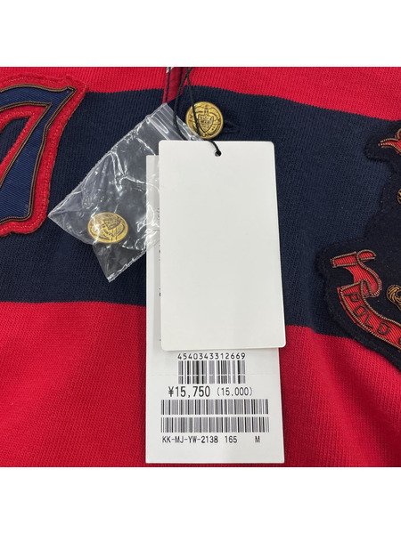 POLO RALPH LAUREN LS ボーダーポロシャツ (M)