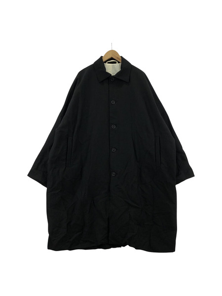 CASEY-CASEY BIG BLOBBY COAT 黒 19HM147