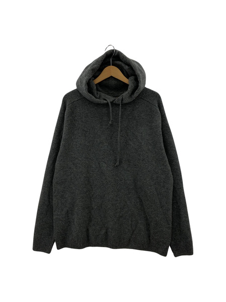 BATONER/FLEECE WOOL HOODIE/2/グレー/BN-20FM-040