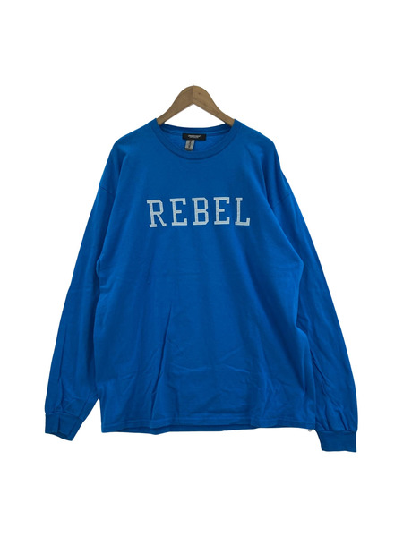 UNDERCOVER REBEL ロゴLSTee XL ブルー