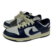 NIKE/Women's Dunk Low PRM Midnight Navy and White/25.0cm