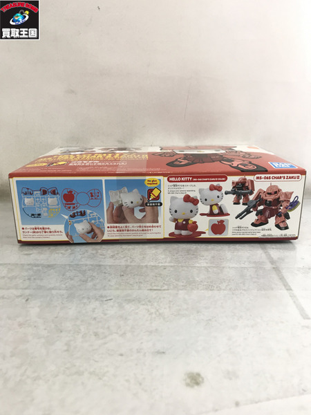 ガンプラ ハローキティ/シャア専用ザクII　SDガンダム　クロスシルエット