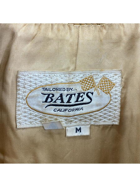 OLD・VINTAGE レザージャケット 60s Bates Single Riders Jacket M BEG
