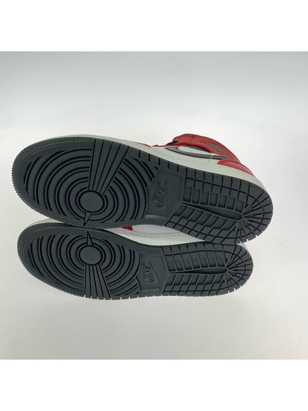 NIKE AIR JORDAN 1 MID CHICAGO BLACK TOE 23.0cm 554725-069