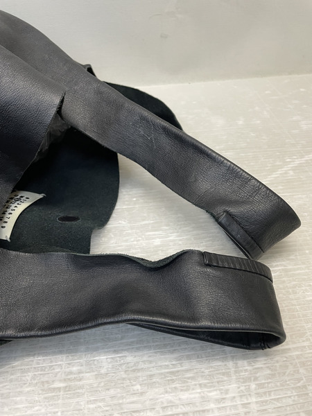MAISON MARGIELA 20AW ZERO IMPACT レザーショルダーバッグ ブラック