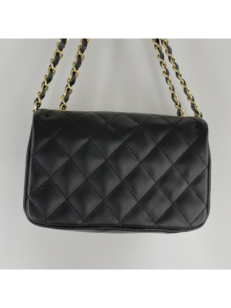 ショルダーバッグ AULENTT チェーンバッグ 黒