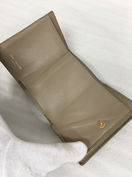 SAINT LAUREN　札入れ・マネークリップ オリガミ/三つ折りコンパクトウォレット/668274